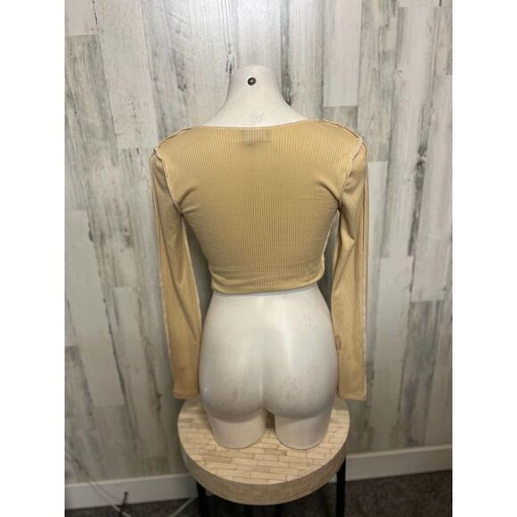 Brown tan top - Picture 4 of 6